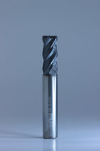 Load image into Gallery viewer, EC132 Carbide 4 Flute Variable Helix Endmill for Metalworking - ALTiN Coated with Corner Radius