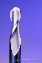 Load image into Gallery viewer, EC016 Carbide 2 Flute Upcut Ballnose Router Bit for Woods, Plastics, Aluminum