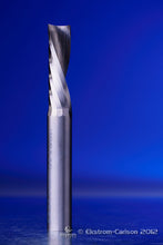 Load image into Gallery viewer, EC065 Carbide 1 Flute Spiral Downcut O Flute Router Bit - Soft Plastics