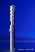 Load image into Gallery viewer, EC065 Carbide 1 Flute Spiral Downcut O Flute Router Bit - Soft Plastics
